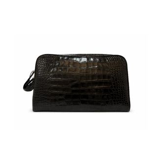 Tom Ford Clutches, female, Black, Size: ONE SIZE Crocodile-embossed Clutch