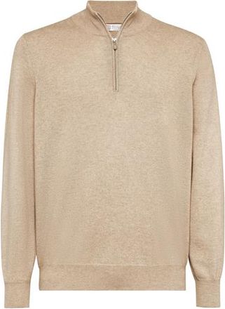 Brunello Cucinelli Cashmere sweater in Brown at Nordstrom, Size 54 It