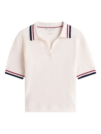 Tommy Hilfiger T-shirt a righe - Bianco