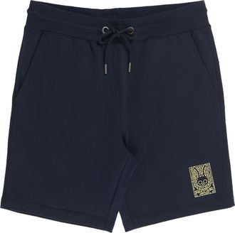 Psycho Bunny Mens Navy Pisani Embroidered Sweatshort B6R714X1FT-NVY