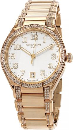 Patek Philippe Twenty 4 Automatic Diamond Silver Dial Ladies Watch 7300/1201R-001