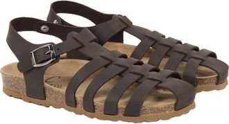 Celtic & Co. Fishermans Flat Sandal in Ebony at Nordstrom, Size 11