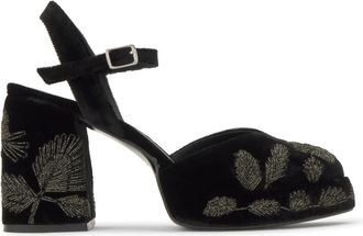 Castaner Schoenen, Dames, Zwart, 38 EU, Katoen, Virgo Heeled Shoe