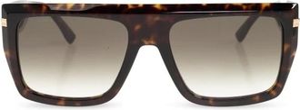 Dsquared2 Rechthoekige zonnebril - Heren - Zonnebrillen - Bruin - ONE Size - Accessoires