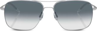 Oliver Peoples Clifton sunglasses - men - Metal - 58 - Silver