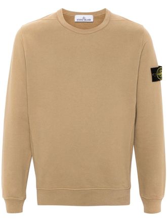 Stone Island Felpa con applicazione Compass - Toni neutri