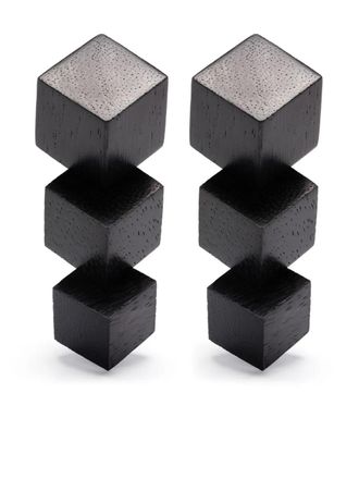 Monies drop earrings - Black