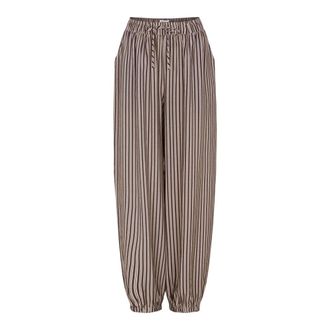 Lollys Laundry Broek - Dames - Broeken - Beige - Maat: XS