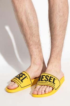 Diesel Rubber Flip-flops SA-MAYEMI, Mens, Yellow