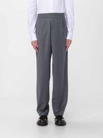 Dondup Pantaloni jogging in lana vergine con gamba dritta
