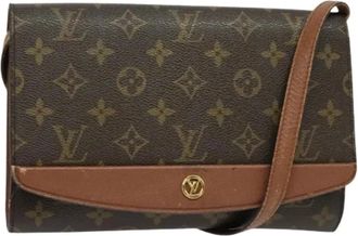 Louis Vuitton Pre-owned Cross Body Bags, female, Brown, Size: ONE SIZE Pre-owned Monogram Shoulder Bag