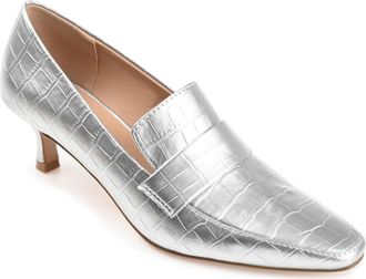 Journee Collection Women & apos;s Celina Medium and Wide Width Kitten Heel Pumps