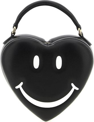 Moschino Love Me Handbag - Dames - Handtassen - Zwart - ONE Size - Leer - Tassen