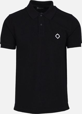 Mastrum Mens Ma.strum Ss Pique Polo Shirt Jet Black - Size: 42