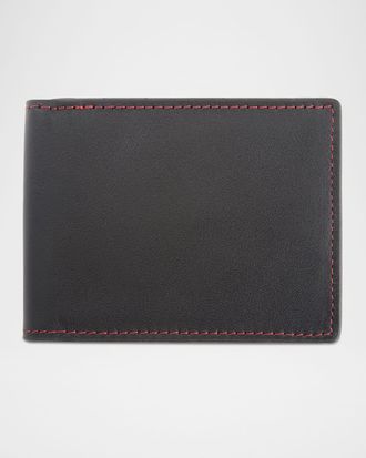 Royce Leather RFID Blocking Bifold Wallet, Personalized