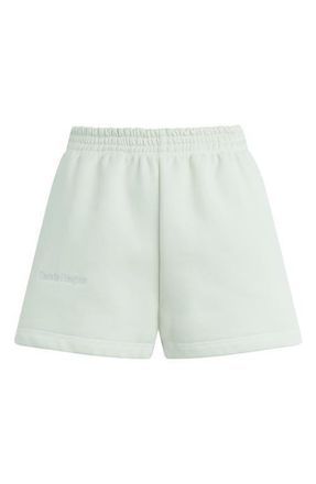Favorite Daughter Sweat Shorts in Light Sage at Nordstrom, Size X-Small
