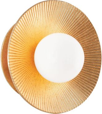 Hudson Valley Lighting Emerald Aplique de pared 1 luz Vintage hoja de oro - Hudson Valley