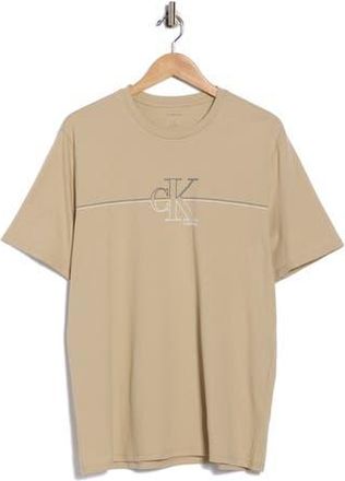 Calvin Klein Logo Line Graphic T-Shirt in White Pepper at Nordstrom Rack, Size Xx-Large