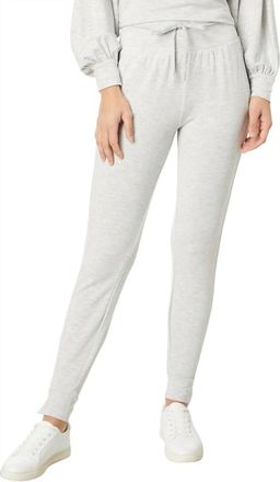 Travis Mathew Cloud Terry Tie Jogger In Heather Light Grey