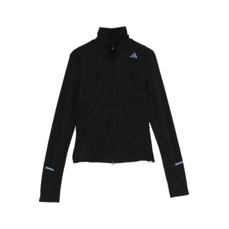 adidas Training Mid Layer Jacket - Dames - Sportshirts - Zwart - 2XS - Polyester - Fitness
