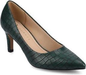 Journee Collection Scylee Pump in Green Crocodile at Nordstrom Rack, Size 6