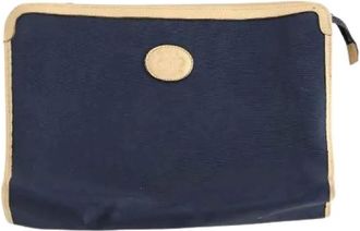 Celine Pre-owned Clutches, female, Blue, Size: ONE SIZE Pre-owned Leather Pochette