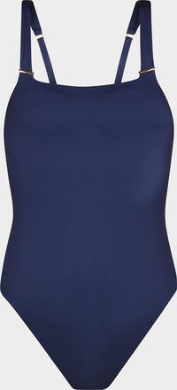 La Blanca Plus Size LB Luxe Square-Neck One-Piece Swimsuit