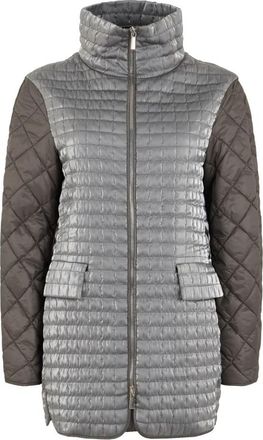 Moorer Licht Gewatteerd Jack - Dames - Zomerjassen - Grijs - XS - Polyester - Jassen