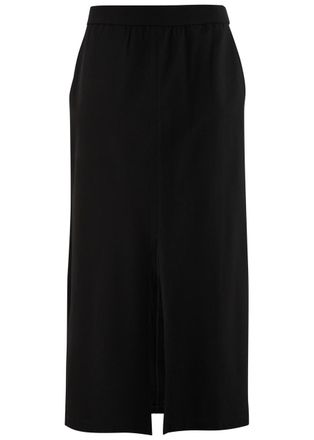 Eileen Fisher Eileen Fisher Midi Skirt - Black - L (UK 18-20 / XL)