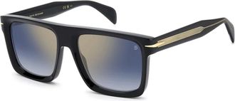 Eyewear by David Beckham Stijlvolle zonnebril van topkwaliteit - Heren - Accessoires - Zwart - Maat: 56 MM
