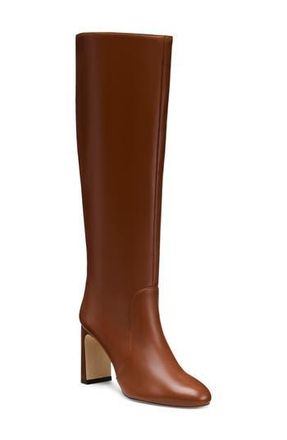 Stuart Weitzman Babette Tubo Boot 85 in Luxe Saddle at Nordstrom Rack, Size 8.5