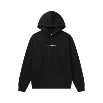 Jil Sander Felpa - Heren - Sweatshirts & Hoodies - Zwart - Maat: L