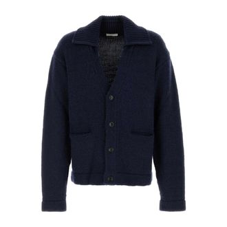 1989 STUDIO Cardigans, male, Blue, Size: XL Pocket Cardigan Sweater