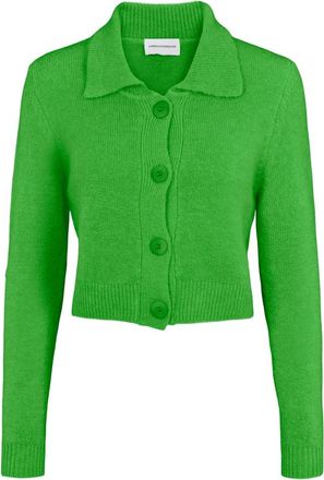 Americandreams Ronnie Cardigan - Dames - Vesten - Groen - ONE Size - Wol - Truien & Vesten