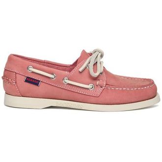 Sebago Portland Nubuck Womans Boat Shoes in Pink-White at Nordstrom, Size 5.5