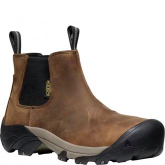 Keen Mens Lansing Chelsea Safety Boots In Brown