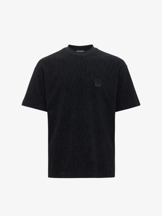 Genti Monogram T-shirt | Zwart