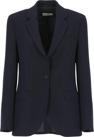 Alberto Biani Enkelrijig Jasje - Dames - Blazers - Blauw - S - Jassen