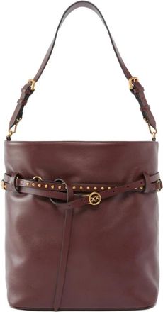 Pinko Bucket Belt Bag - Dames - Schoudertassen - Paars - ONE Size - Katoen - Tassen