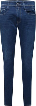 Replay Mens Bronny Slim-Fit Jeans in Blue Cotton - Size 36W/32L