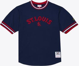 Mitchell & Ness Mens Mitchell & Ness Navy St. Louis Cardinals Wild Pitch Ringer T-Shirt at Nordstrom, Size Xx-Large