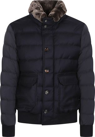 Moorer Fantoni-Osl Quilted Fur-Collar Down Jacket