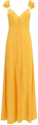 Forte_Forte Orange Viscose Casual Womens Dress