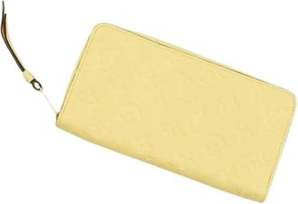 Louis Vuitton Pre-owned Clutches, female, Yellow, Size: ONE SIZE Pre-owned Canvas Clutch