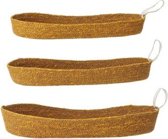 Bloomingville Bandeja de junco de mar marr&oacute;n