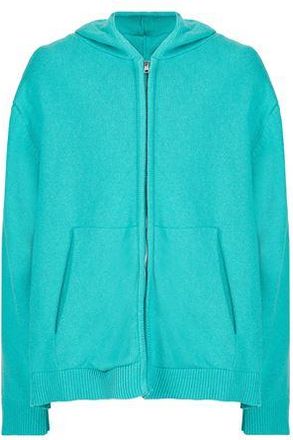 8 by YOOX HEAVY COTTON-BLEND OVER-SIZE ZIPPER HOODIE