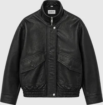 Serge Pariente Veste Cuir Flow Black