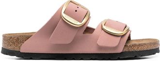 Birkenstock Arizona Big Buckle leather sandals - unisex - Rubber/Calf Leather/Calf Leather - 40 Narrow - Pink