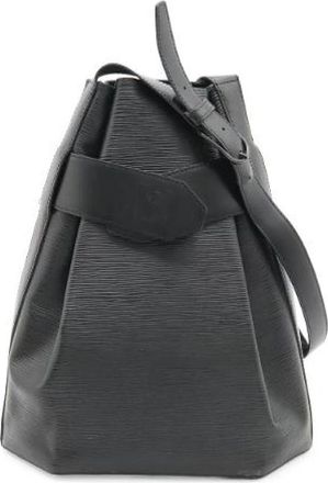 Louis Vuitton Pre-owned Sac Depol Epi Shoulder Bag - Dames - Vintage Tas - Zwart - ONE Size - Leer - Vintage