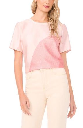 Vince Camuto Print Top in Rose Hip at Nordstrom, Size X-Small